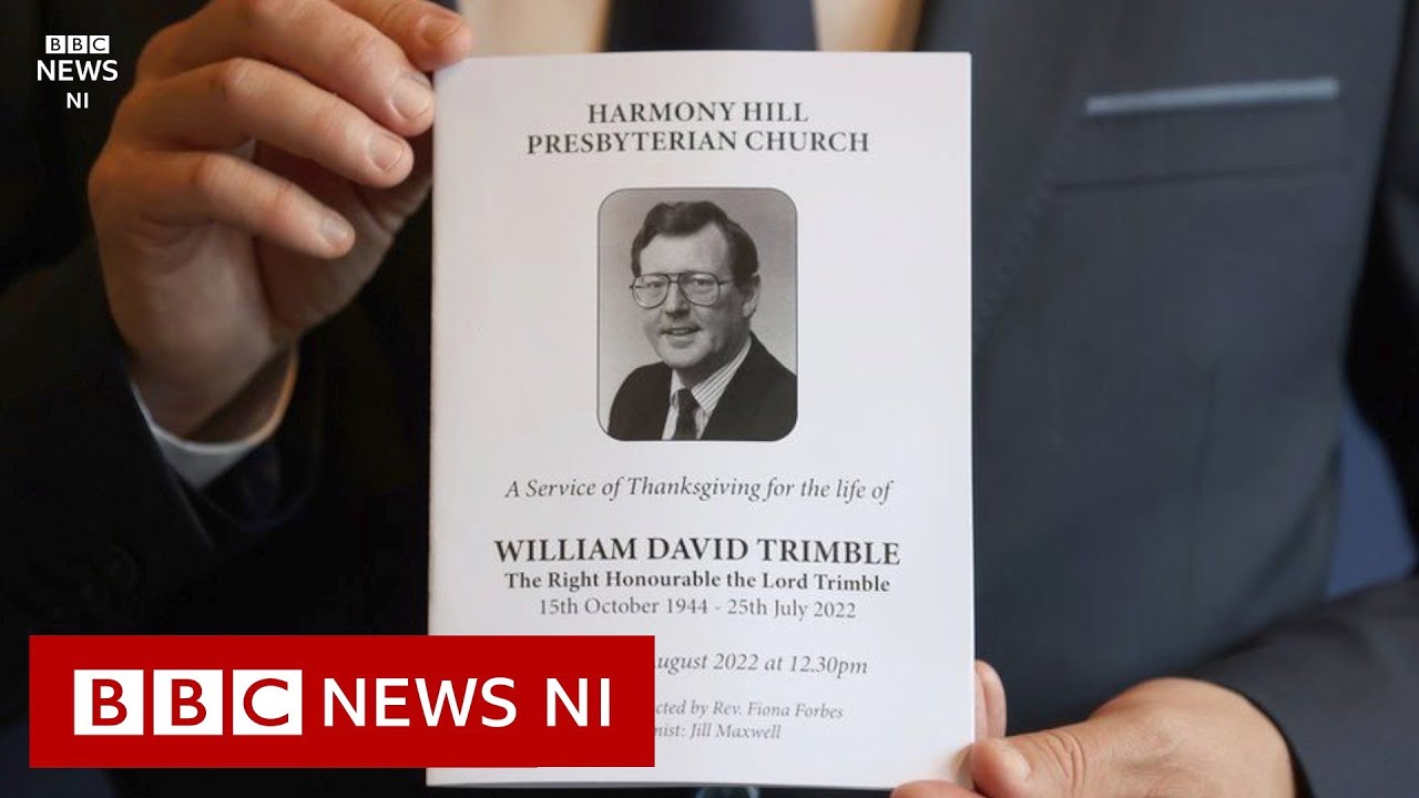 Lord Trimble funeral 'David leaves this world with the blessing of a