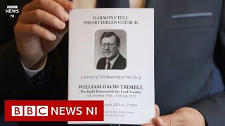 Lord Trimble funeral: 'David leaves this world with the blessing of a good name here on earth'