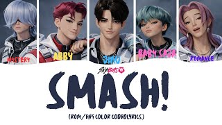 Saja Boys - Smash! (Color Coded Lyrics) | K-pop Demon Hunters: Fanmade Song