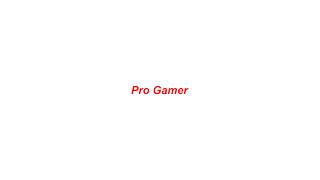 Прямая Трансляция Пользователя Pro Gamer