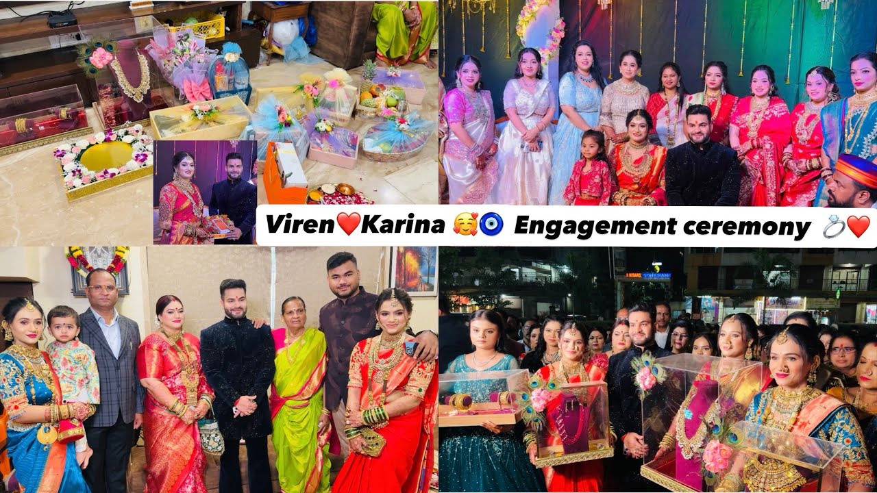 Viren dada ❤️ Karina vahini Engagement ceremony 💍❤️ #agrikolilifestyle #sakharpuda #love #enagement 