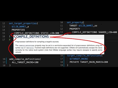 preprocessor cmake