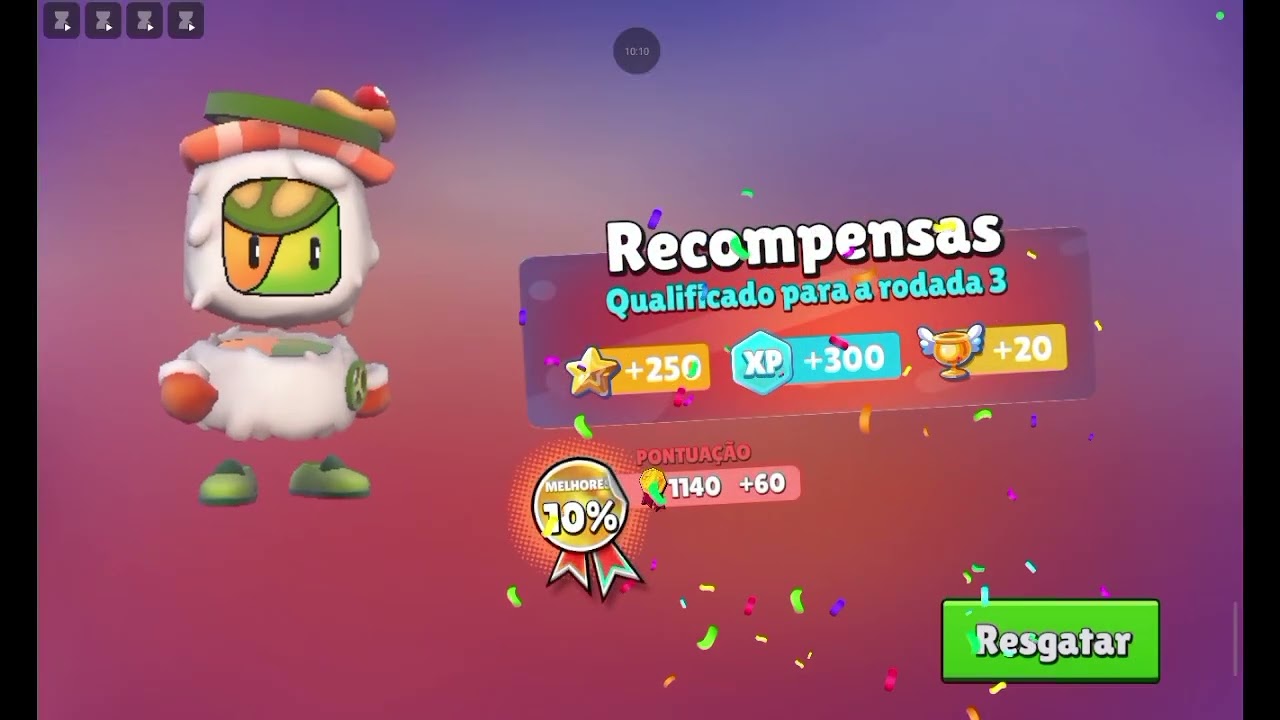 Davi Lucca jogando Stumble Guys