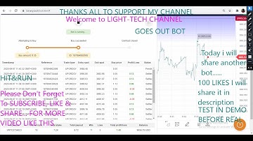 BINARY BOT FREE DOWNLOAD {GOES OUT BOT}