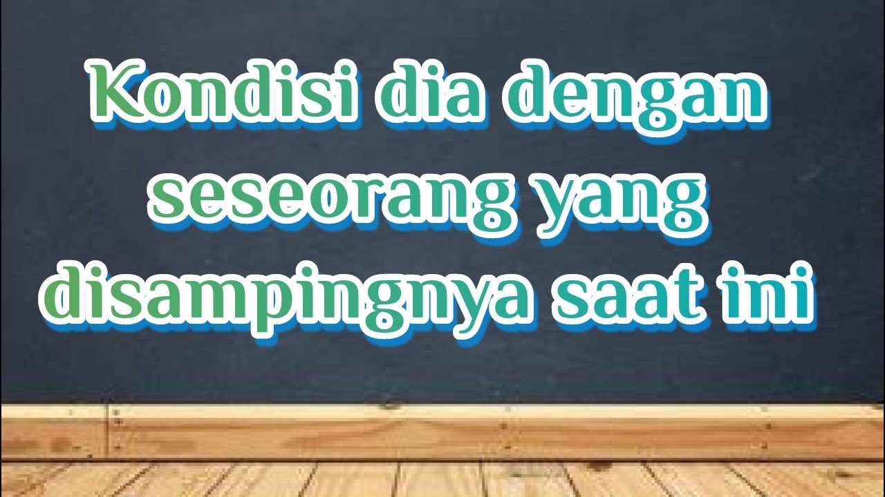 Hubungan dia dengan pasangannya saat ini??? (pasangan sah / orang ketiga/ gebetan)