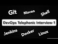 DevOps telephonic interview | for experienced