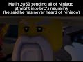 Me in 2059 sending all of Ninjago straight into bro's neuralink (WARNING: Flashing images)