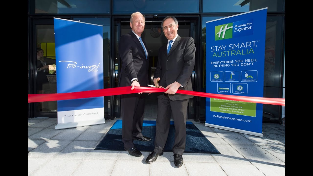 Pro-invest Holiday Inn Express Sydney Macquarie Park Opening Event