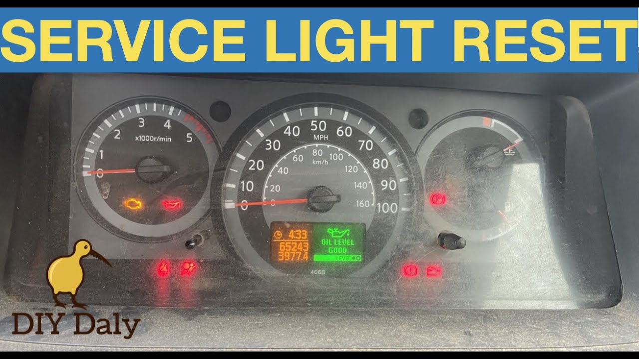 Nissan Cabstar Service Light Reset Procedure - Youtube