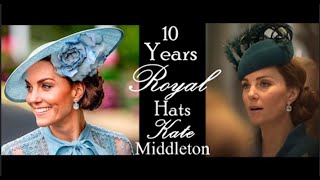 Kate Middleton. Count every amazing hat during 10 years in the Royal family. 2011 - 2021. Royal Hats