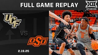 UCF vs. Oklahoma State (2.19.25) Full Game Replay | 2024-25 Big 12 Men's Basketball