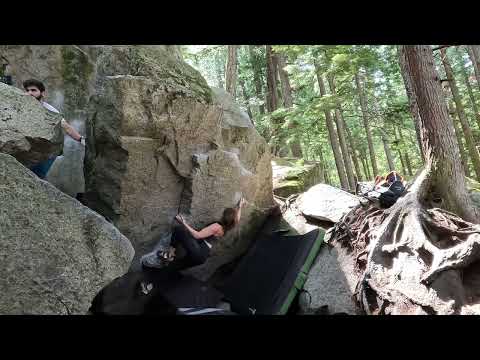 Beta Video for climb Swank Stretch v5, Squamish