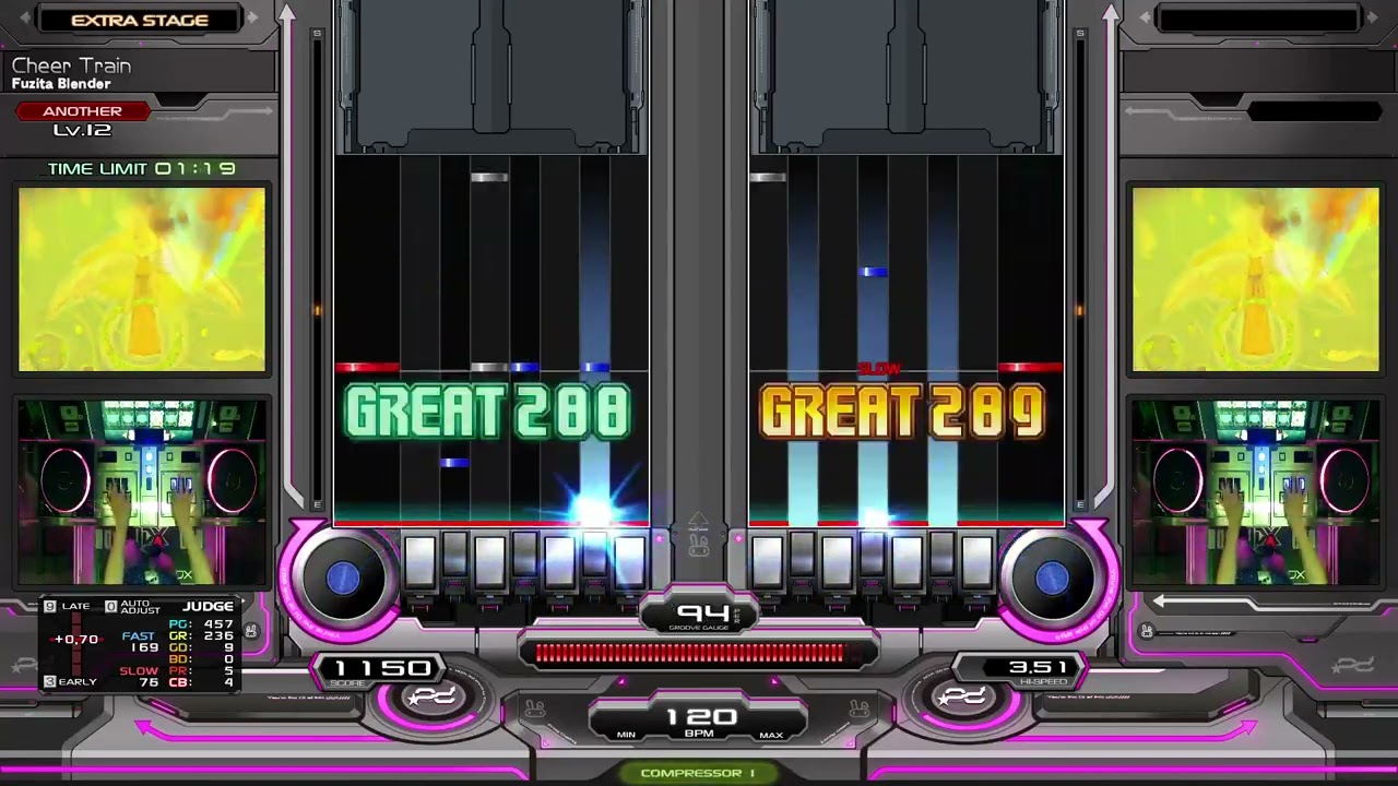 DP穴乱HARD【beatmania IIDX】Cheer Train / Fuzita Blender - YouTube