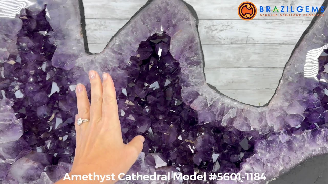 Model # 5601-1184 Amethyst Cathedral by BrazilGems.com 🏷 FOR SALE 🛍🛒Shop Now