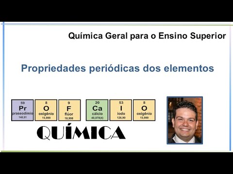 Propriedades periódicas dos elementos (Ensino Superior)