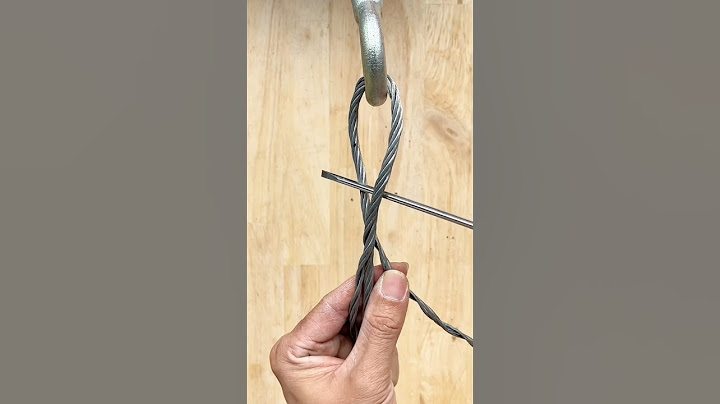 How to connect steel cable without accessories #diy #tips #tipandtricks