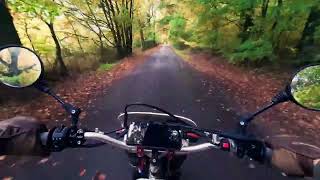 Relaxing Autumn Motor Bike Ride | Leaf Crunch ASMR Therapy screenshot 2