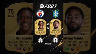 Brasil vs Haiti in FC27 🤯🔥#fc26 #fifa #eafc26 #fifa26 #fifa25 #football #fifa25 #eafc25
