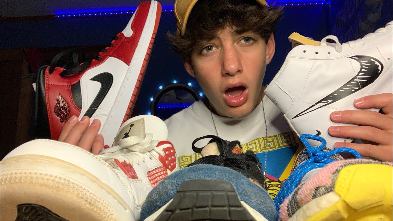 asmr | my sneaker collection
