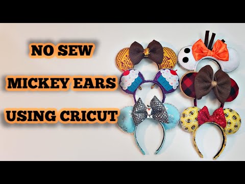 No Sew Mickey Ears Using Cricut Diy Disney Mouse You - Diy Minnie Mouse Ears Sew