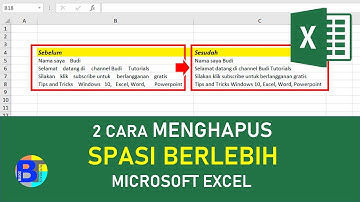 Cara Menghapus Spasi Berlebih di Excel | Merapikan Spasi di Excel | Belajar Excel