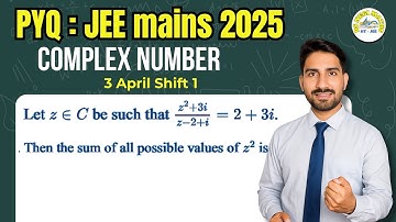 Let Z ∈ C be such that z²+3i/z-2+i=2+3i. Then the sum of all the possible values of z² is