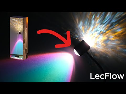 Lecflow Double Sided Sunset Lamp And Water Ripple Effect Lamp For Lighting And Ambience #lecflow