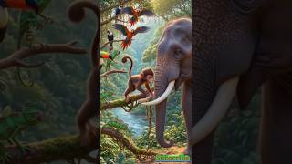 😱 शरारती बंदर की बड़ी गलती! | Naughty Monkey Lesson 🐒💥 (Must Watch Ending!) #shorts #ytshorts #viral