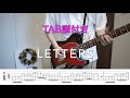 【TAB譜】LETTERS/BiSH ギター弾いてみた