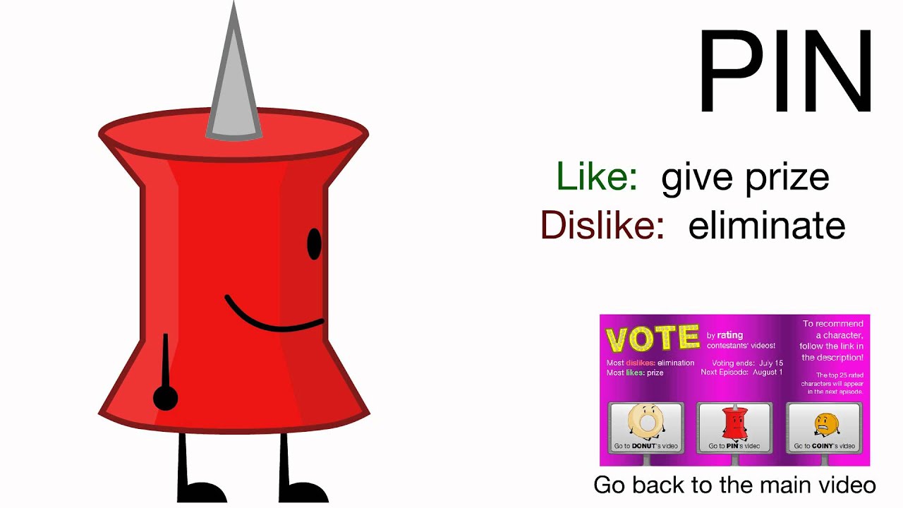 Vote for Pin (BFDIA 1) - Vote for Pin!