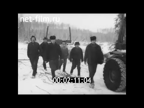 1984г. п. Чёрная Холуница. лесопункт. Омутнинский леспромхоз Кировская обл.