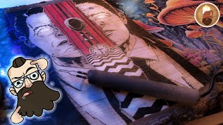Time Lapse - Pirografia su legno - Twin Peaks