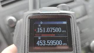 151,075 MHz someone who chatting on the utility frequency