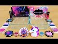 Galaxy vs Unicorn - Mixing Makeup Eyeshadow Into Slime! Special Series 89 Satisfying Slime Video