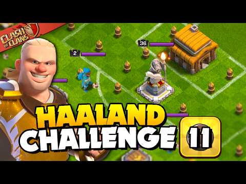 Easily 3 Star 4 4 2 Formation Haaland Challenge 11 Clash of Clans