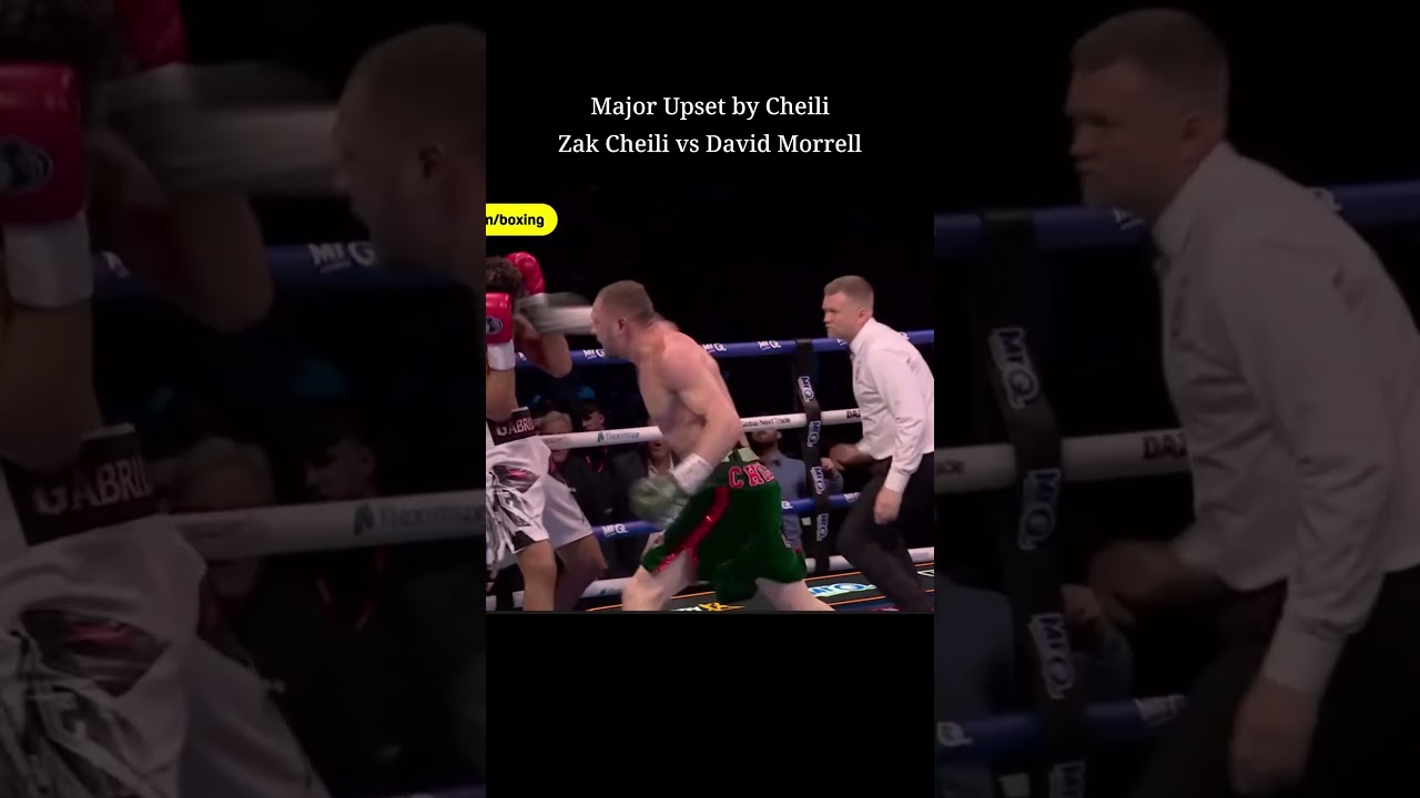 Zak Cheili vs David Morrell Fight Highlights.  #boxing #highlights