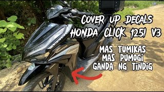 COVER-UP DECALS NEW HONDA CLICK 125I V3. ||  MOTOMARCK TV ||