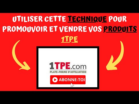 Utiliser cette technique pour promouvoir et vendre vos produits 1tpe