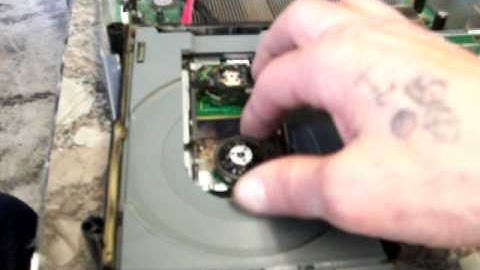 XBOX 360 DVD DG-16D2S OPEN TRAY NOT READING DISK ERROR FIX