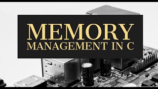 Memory Management in C (New 2020) | Data types in C (Part -3) | Beginner's Guide