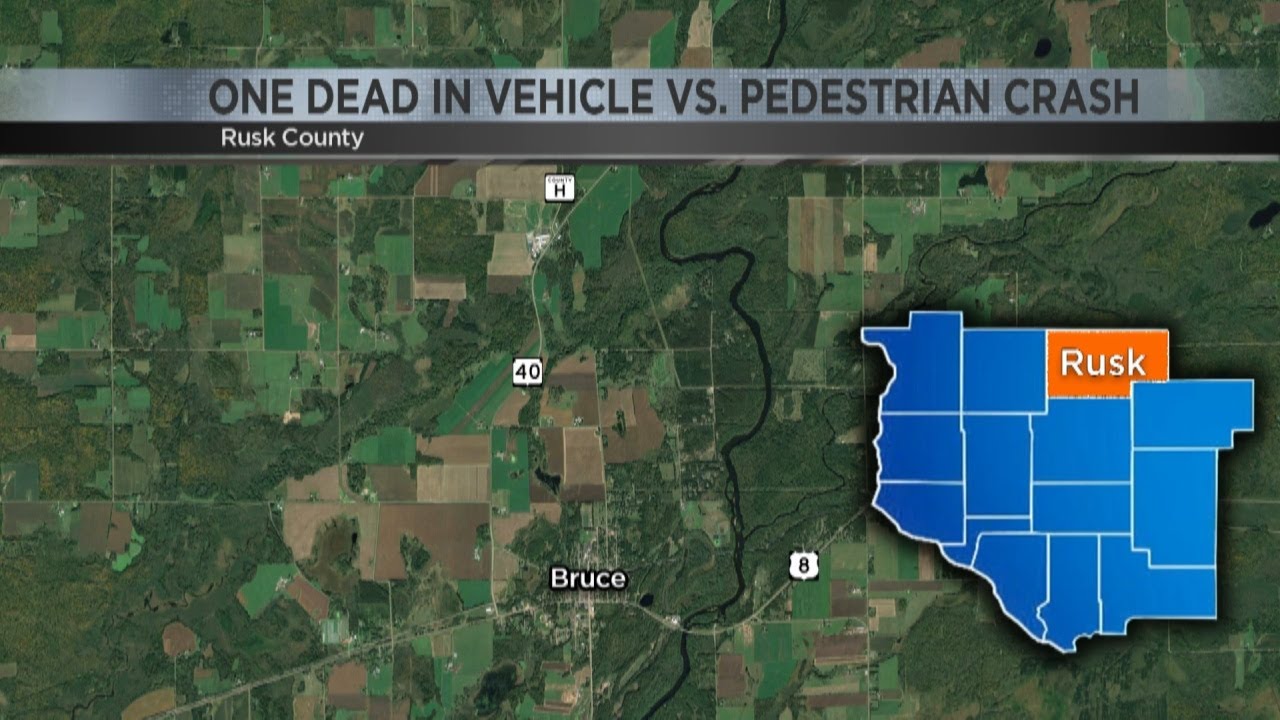 One dead in vehicle vs. pedestrian crash in Rusk County - YouTube