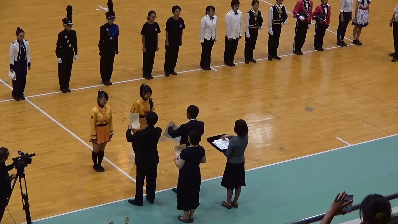 第28回（2015年）京都府ﾏｰﾁﾝｸﾞｺﾝﾃｽﾄ　表彰式「高校の部」