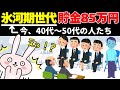 【氷河期世代の現実】40代〜50代で貯金85万円。昇給も期待できない世代