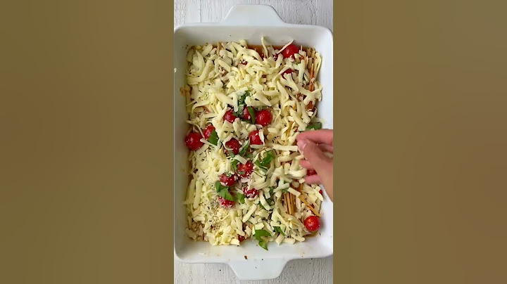 BAKED SPAGHETTI // ONE PAN RECIPE