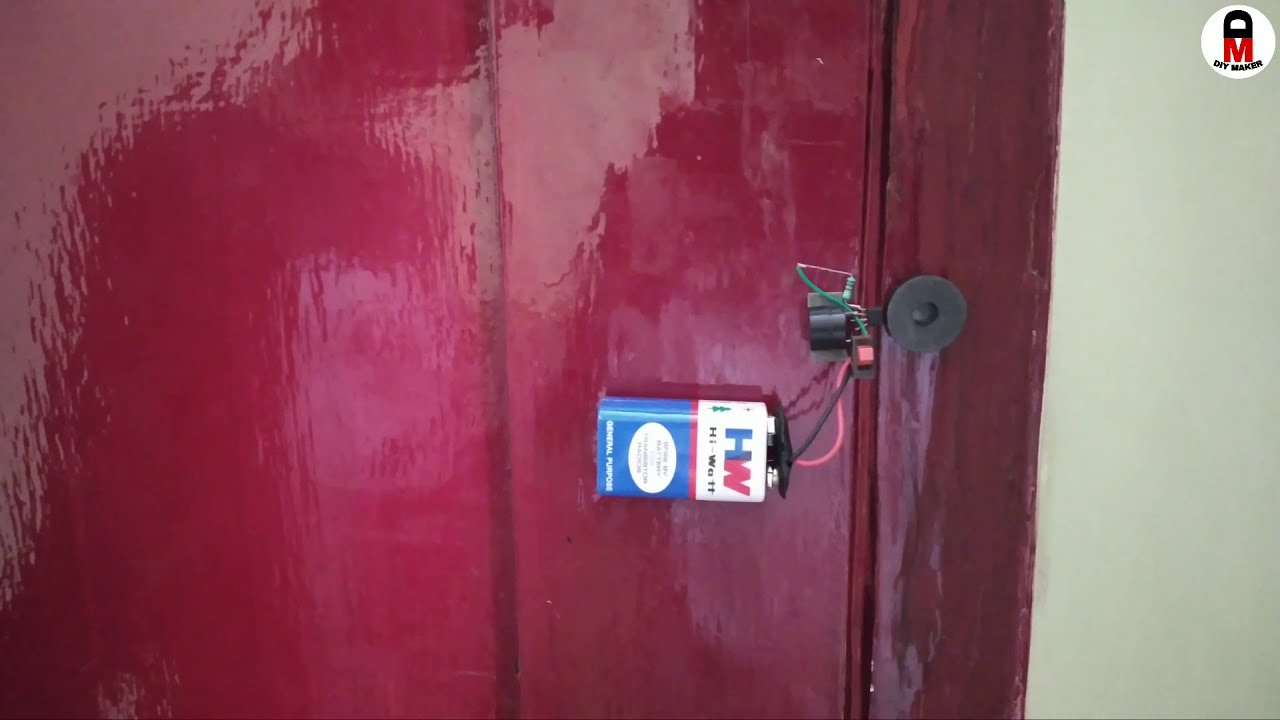 How To Make Door Security Alarm At Home || Door Security System - YouTube