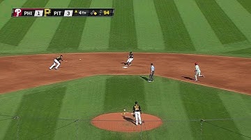 PHI@PIT: Volquez gets Rupp to ground into two outs