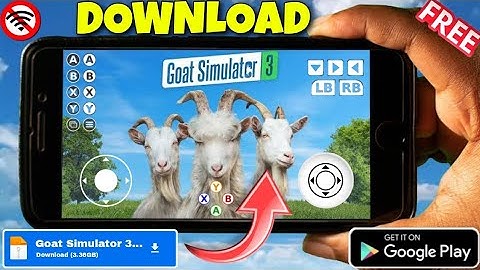 GOAT SIMULATOR 3 MOBILE/GOAT SIMULATOR 3 FOR ANDROID/GOAT SIMULATOR 3 TECHNO GAMERZ/GOAT SIMULATOR 3