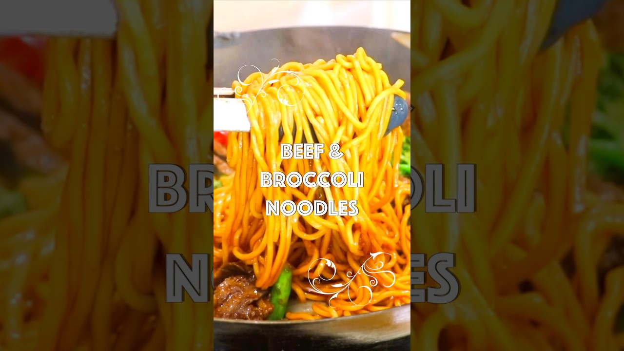 Make Beef and Broccoli Noodles Like a Chinese Chef!