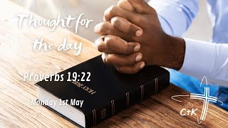 Desire truth | Proverbs 19:22 | Yo Perkins | Monday 1st May Profile