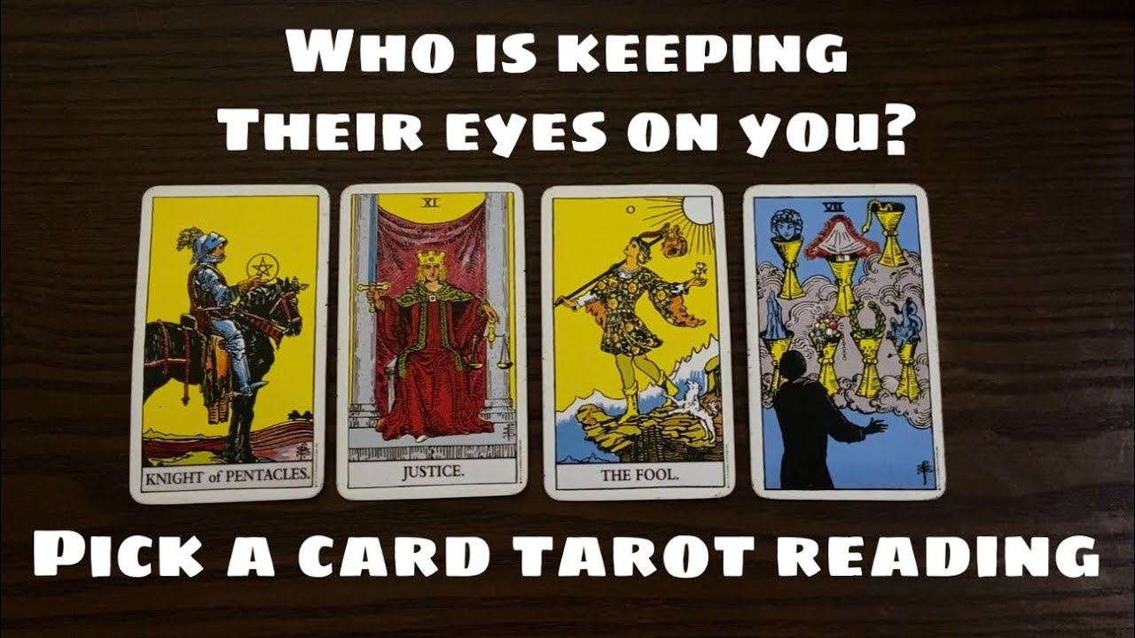 Who Is Keeping Their Eyes On You?! Why?! Pick A Card Tarot Reading🔮